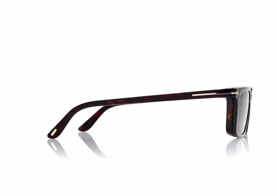 BLUE BLOCK RECTANGULAR OPTICALS WITH CLIP ON SUNGLASSES