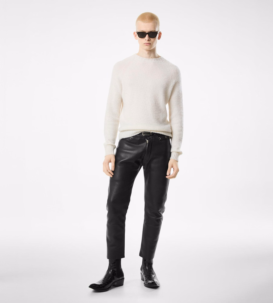 SCOTTISH TEASEL CASHMERE CREW NECK