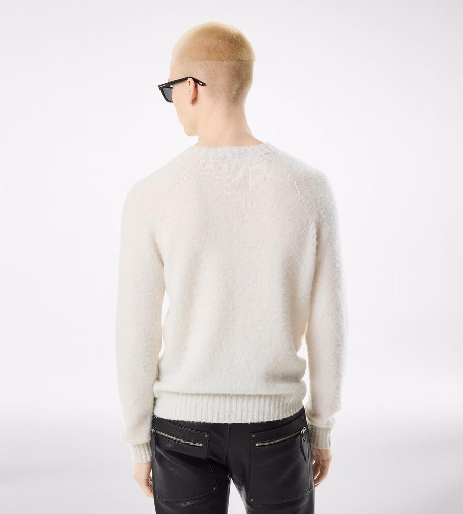 SCOTTISH TEASEL CASHMERE CREW NECK