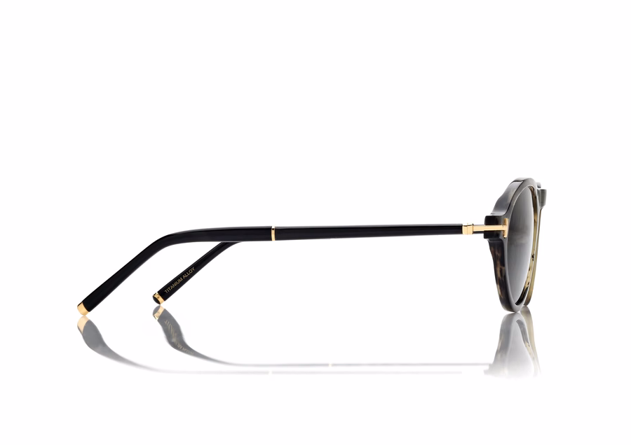 ROUND HORN SUNGLASSES