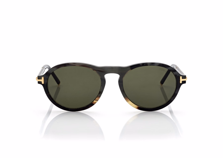 ROUND HORN SUNGLASSES