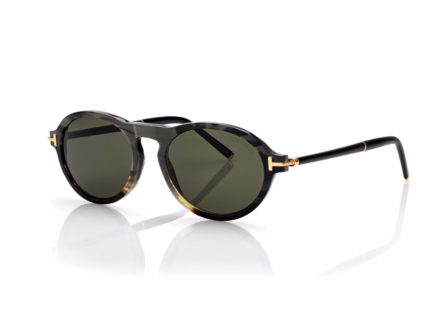 ROUND HORN SUNGLASSES