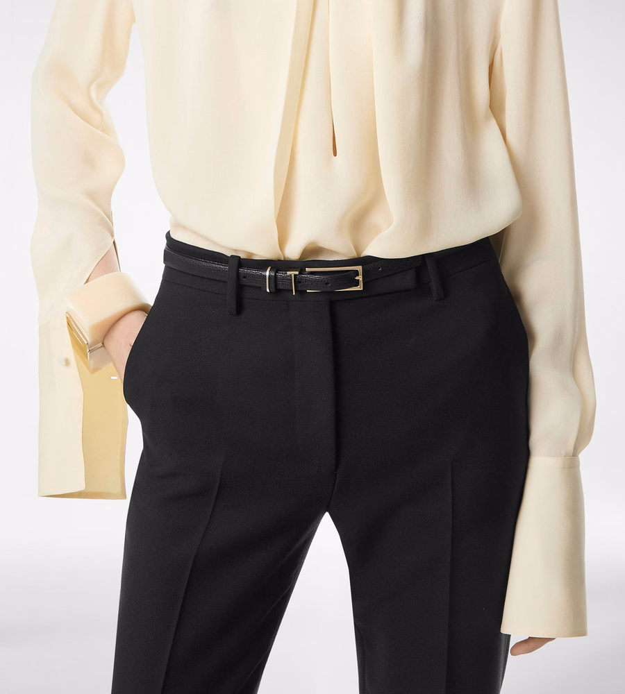 SUPPLE GRAIN LEATHER T LOOP BELT