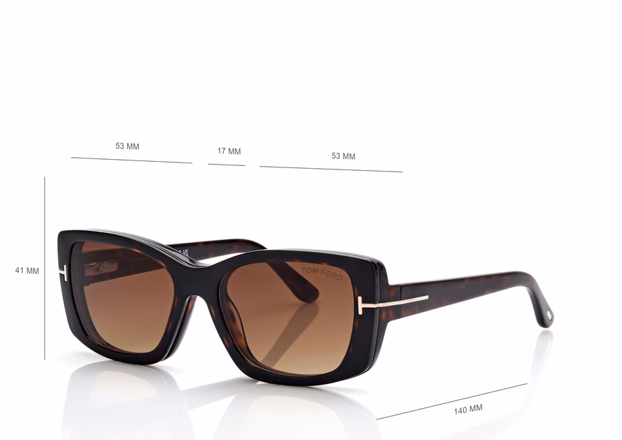 BLUE BLOCK RECTANGULAR OPTICALS WITH CLIP ON SUNGLASSES