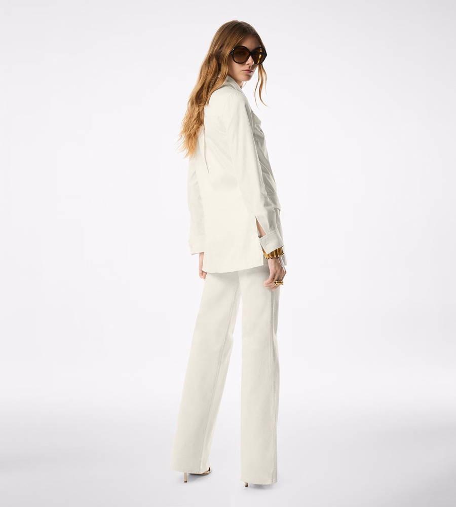 DENIM WIDE FLARE PANTS