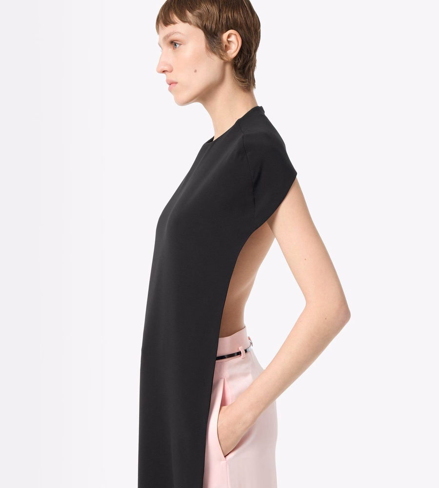 IMPOSSIBLE BACKLESS CAP SLEEVE BIPART JUMPSUIT