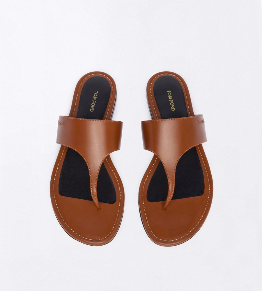 LEATHER LINA THONG SANDAL