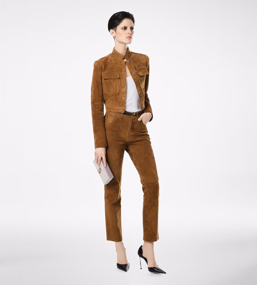 FULL GRAIN LAMB SUEDE OFFICER JACKET