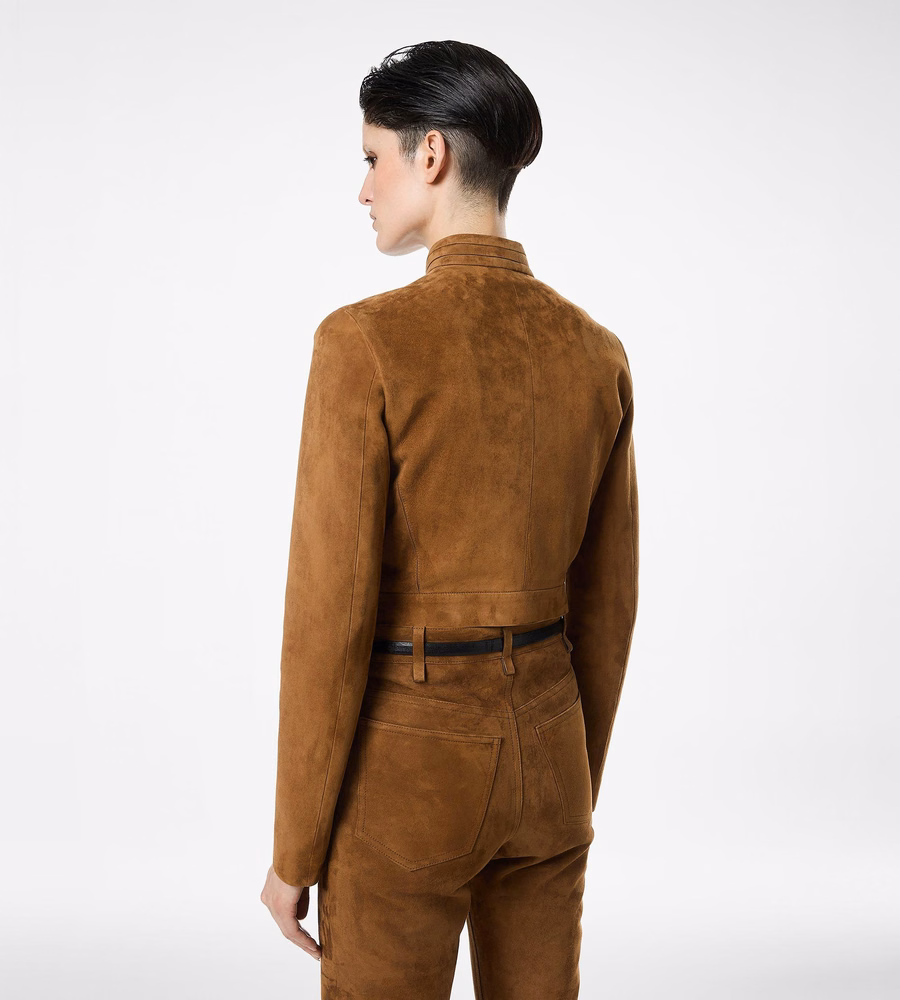 FULL GRAIN LAMB SUEDE OFFICER JACKET