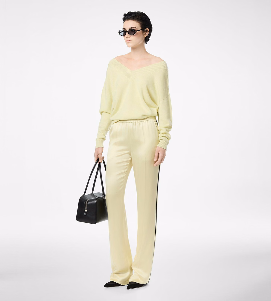 DOUBLE SILK SATIN JOGGERS