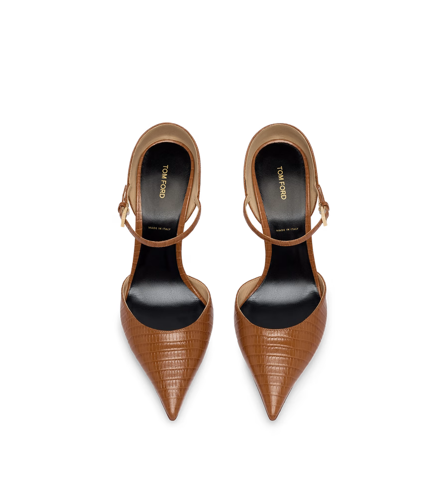 TEJUS-EFFECT PRINTED LEATHER VERTIGO MARY JANE PUMP