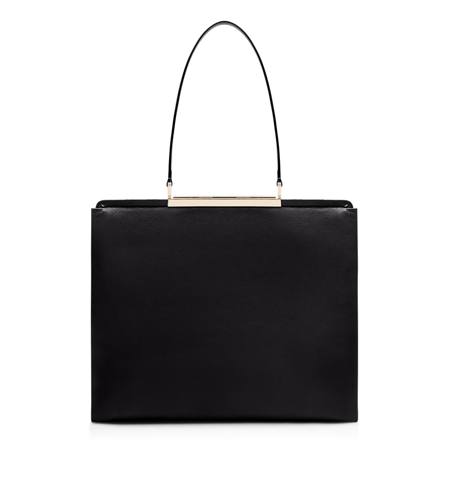 SUPPLE GRAIN LEATHER PATRICK SHOULDER BAG