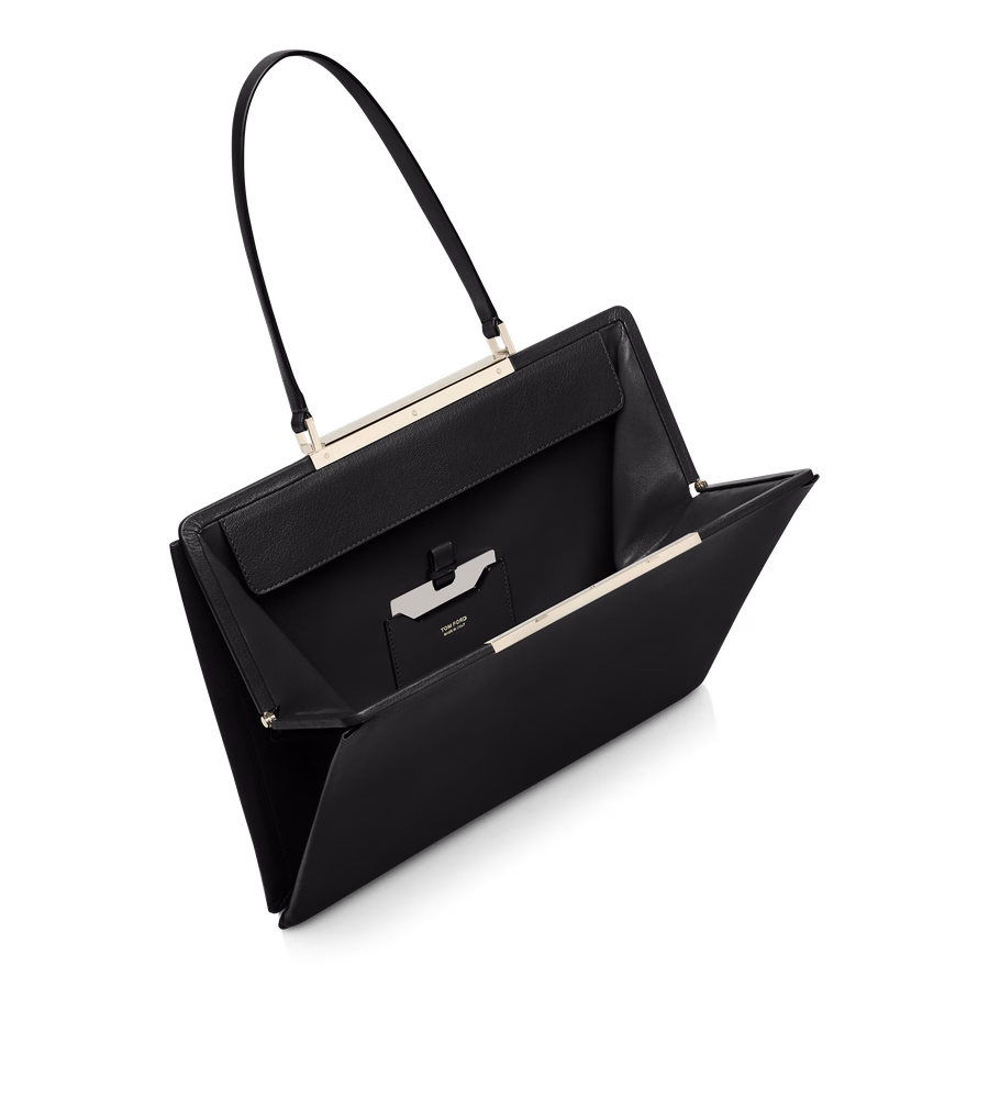 SUPPLE GRAIN LEATHER PATRICK SHOULDER BAG