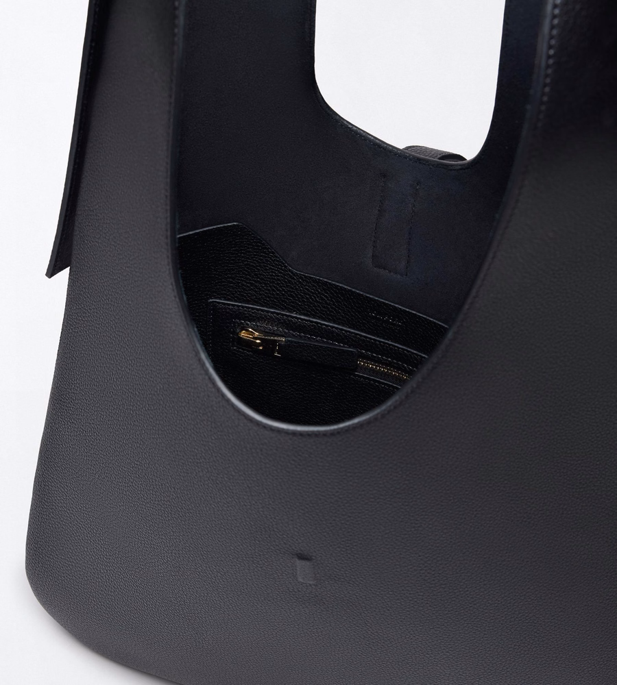 GRAIN LEATHER KARA MEDIUM HOBO